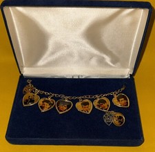 Vintage NKOTB 1990 New Kids On The Block Charm Bracelet & Ring Set TN1