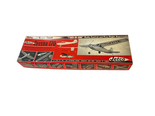 S-5 Jetco Cessna 170 - 36 Inch Wingspan Scale Model For R/C Or Free Flight