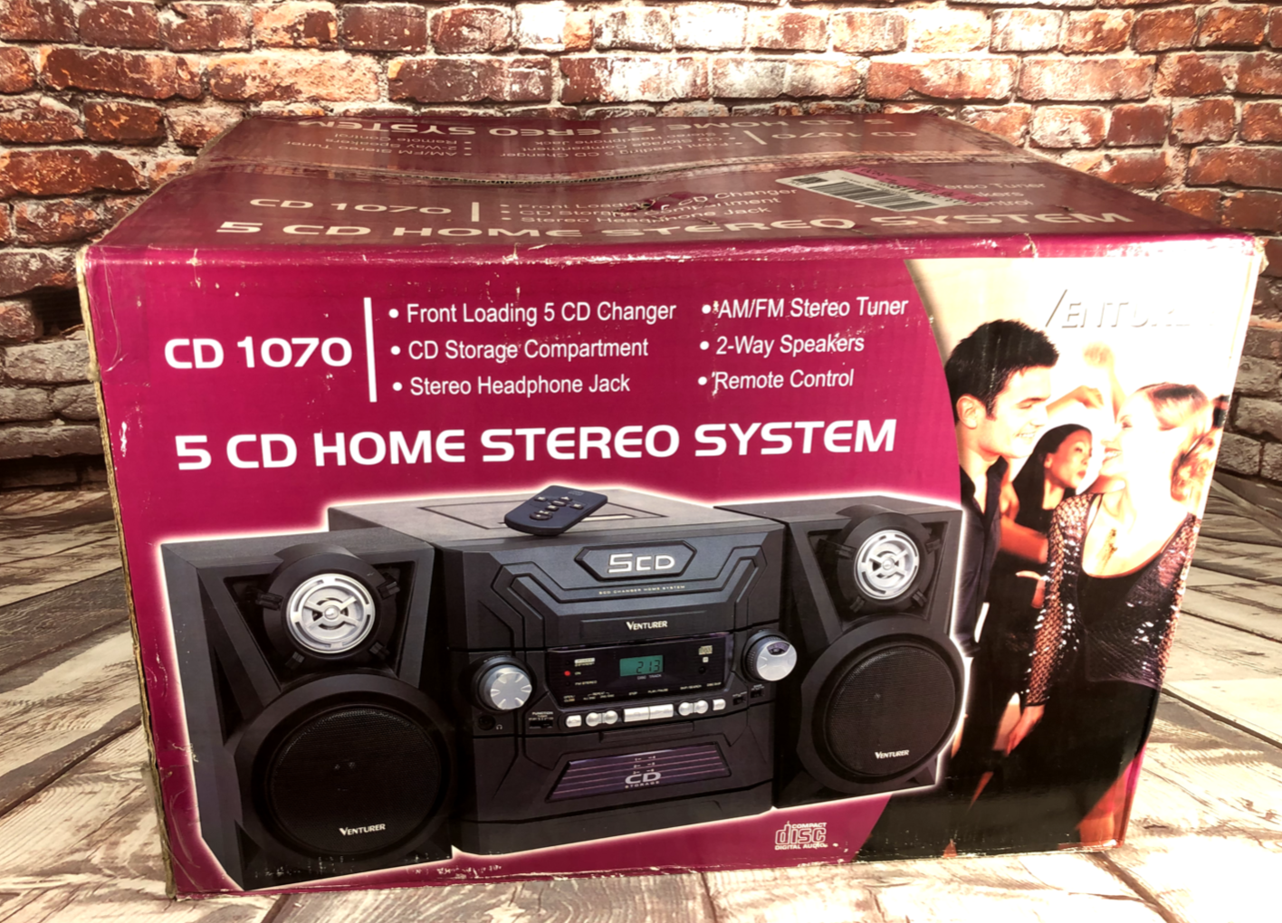 Venturer Shelf System with 5-Disc Changer (CD1070) (Discontinued by Manufacturer