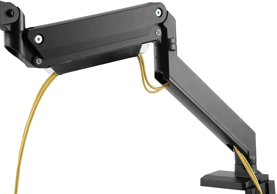 WALI Single Monitor Spring Desk Mount Heavy Duty Aluminum Adjustable 35 in 33 lb - Image 3 of 4