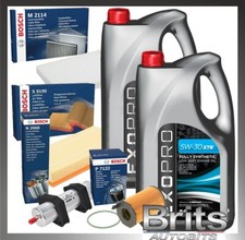 KIT DE SERVICIO FILTROS BOSCH PARA AUDI Q7 TDI QUATTRO S LINE MK1 FL 4L 3.0 Y ACEITE 10L