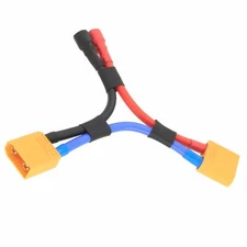 Series Wire Brushless Motor 8mm 1 Female to 2 Male XT90 10AWG 10CM Serial