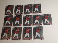 Junior Sanquintin 2022 1st Bowman Chrome Prospects Rookie RC Guardians Lot Of 13