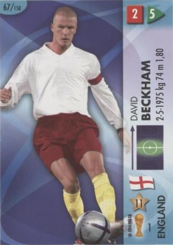 FIFA FAIR PLAY キャプテンマーク日韓ワールドカップモデル ベッカム David Beckham - 2002 Panini World Cup Sticker Korea Japan England