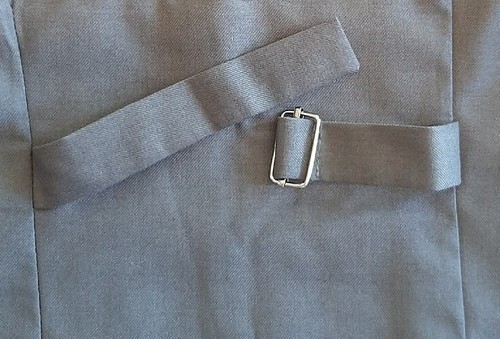Boys Youth Tuxedo Suit Vest Sz 8 Grey 3 Buttons Lined Formal Wear Cinch Back - Picture 3 of 5