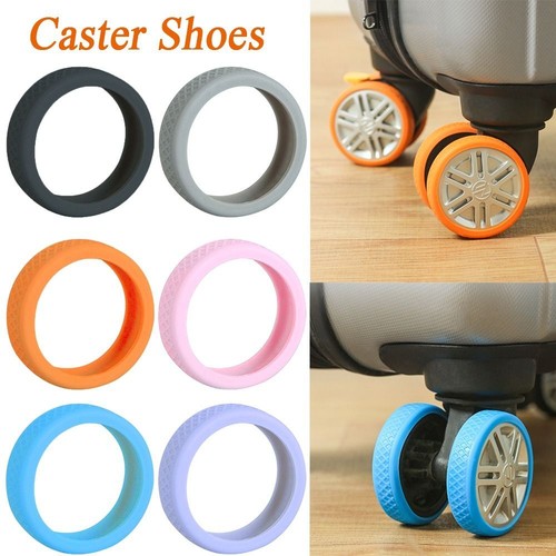 Silicone Luggage Wheels Protector Cover Luggage Caster Shoes Travel eBay
