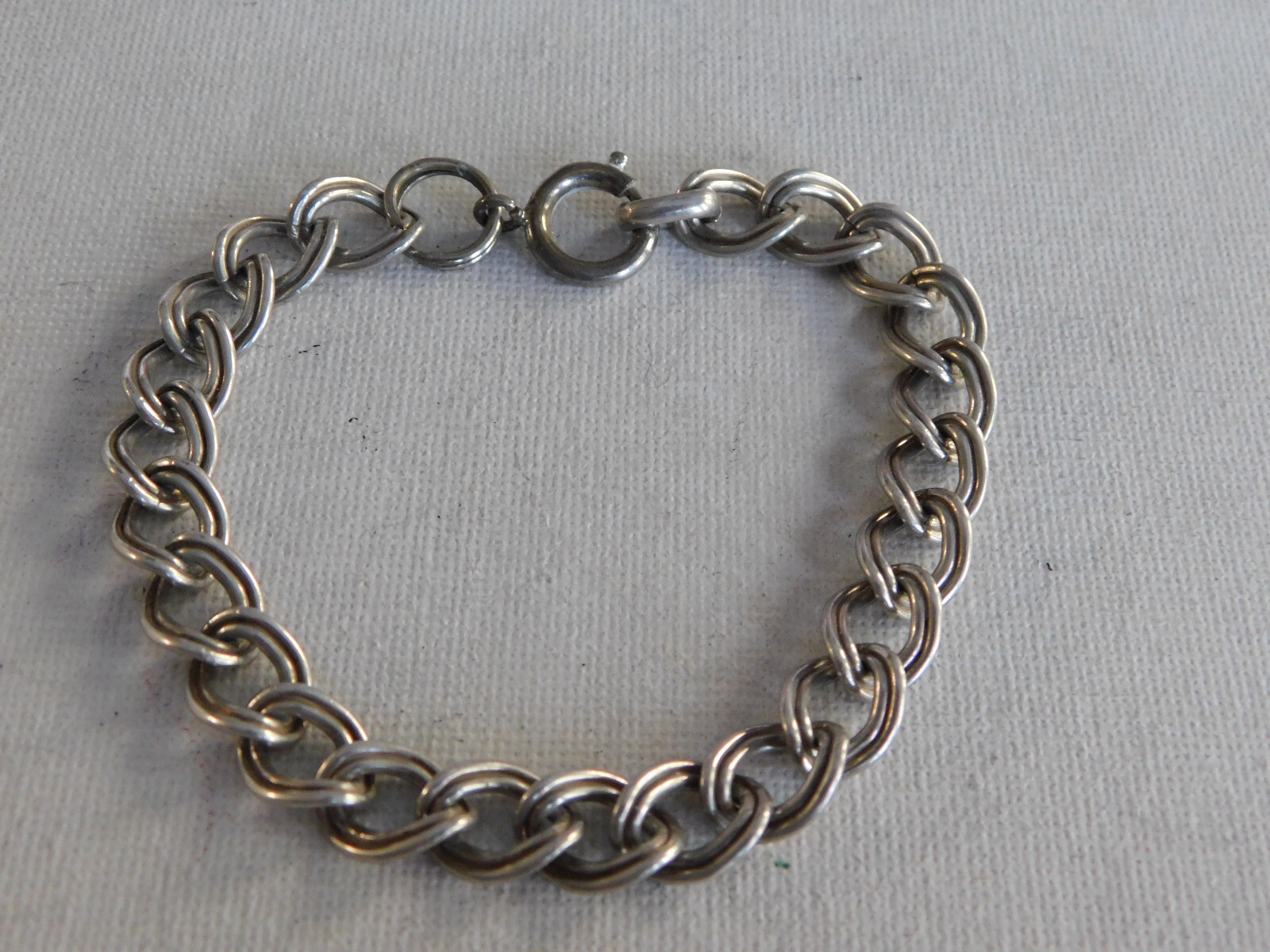 Silver Napier Loop Link Bracelet - image 1