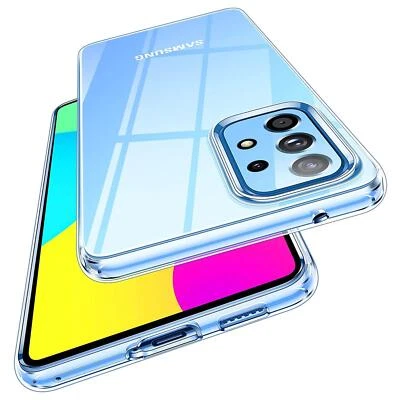 Schutzhülle für Samsung Galaxy Handy Hülle Tasche Slim Cover Case in transparent - Bild 1 von 4