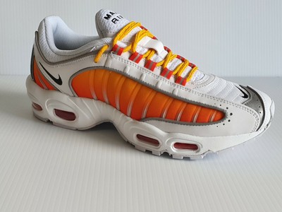 11 Us Women S Nike Air Max Tailwind 4 White University Gold Habanero Red Orange Ebay