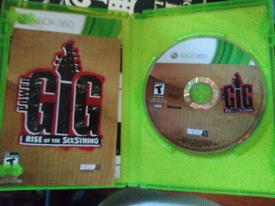 XBox 360 POWER GIG Guitar Bundle Set In Box Rise Of SixString Electric - Foto 8