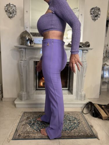 Elisabetta Franchi Hose, Lila, EU42, IT48, Neupreis 300 Euro, wie Neu - Bild 3 von 8