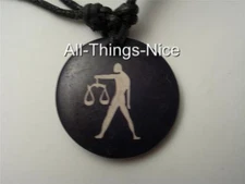 Zodiac LIBRA Horoscope Star Unisex 30mm Pendant 14-28" Necklace Gift Jewellery