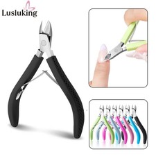Cuticle Nipper Nail Clipper Pedicure Plier Cutter Tool Stainless Steel black clo