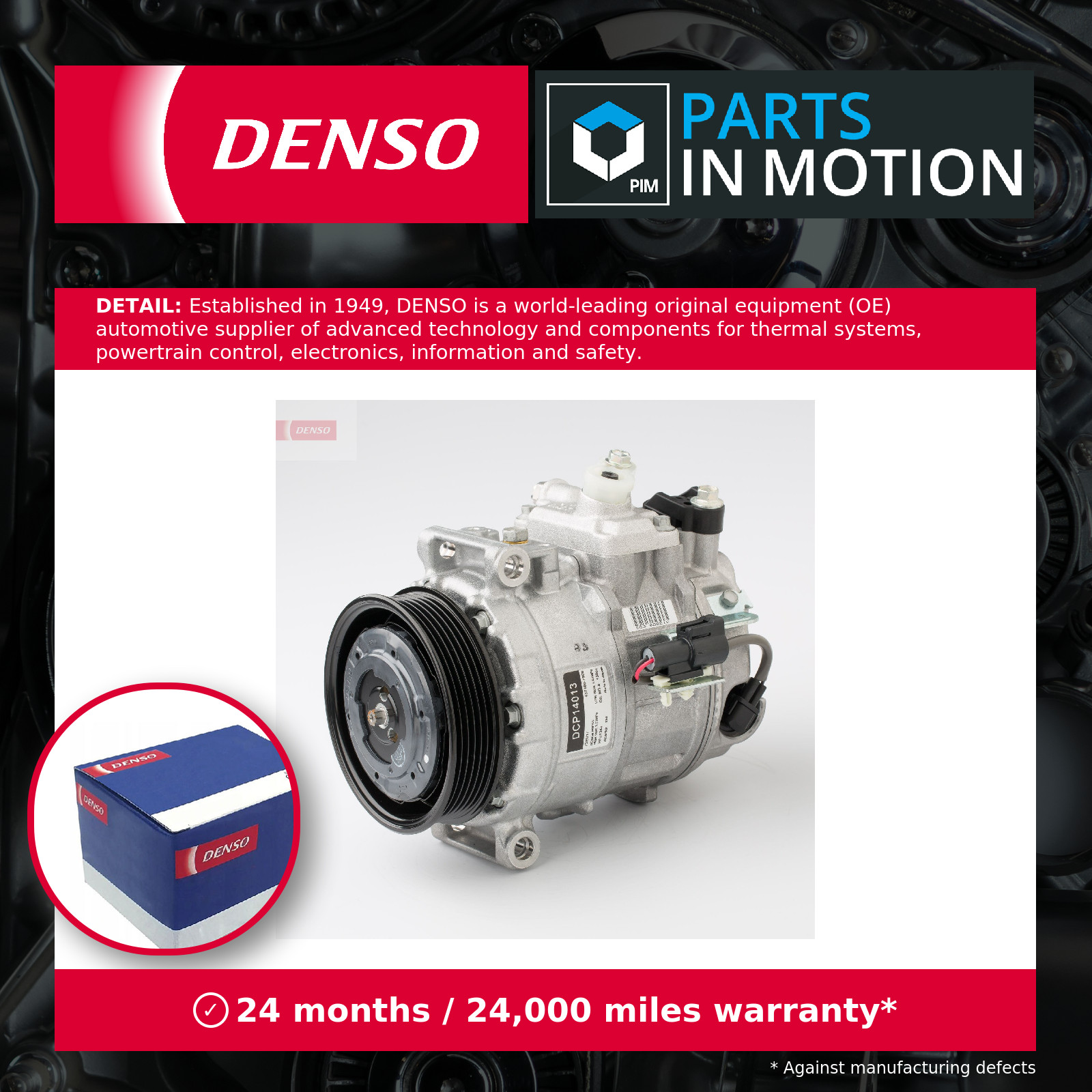 Denso Air Con Compressor - DCP14013 - Fits Jaguar & Land Rover - First Time Fit - Image 6