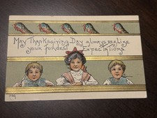HBG Griggs - c1910 PC Postcard THANKSGIVING -...