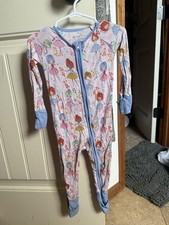 Little Sleepies Ballerina Zippy pajamas size 6-12mo