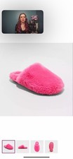Girls Size Medium 2/3 Cat Jack Pink Slippers New with Tags