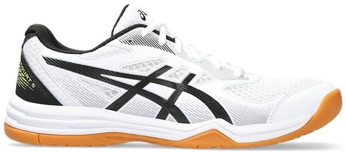 Asics Upcourt 5 Volleyball Shoe White Deep Ocean Teal  display picture 1