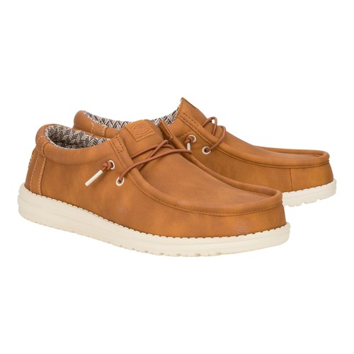 Hey Dude Wally Classic Men's Casual Shoes, Tan, M9 - Picture 2 of 6
