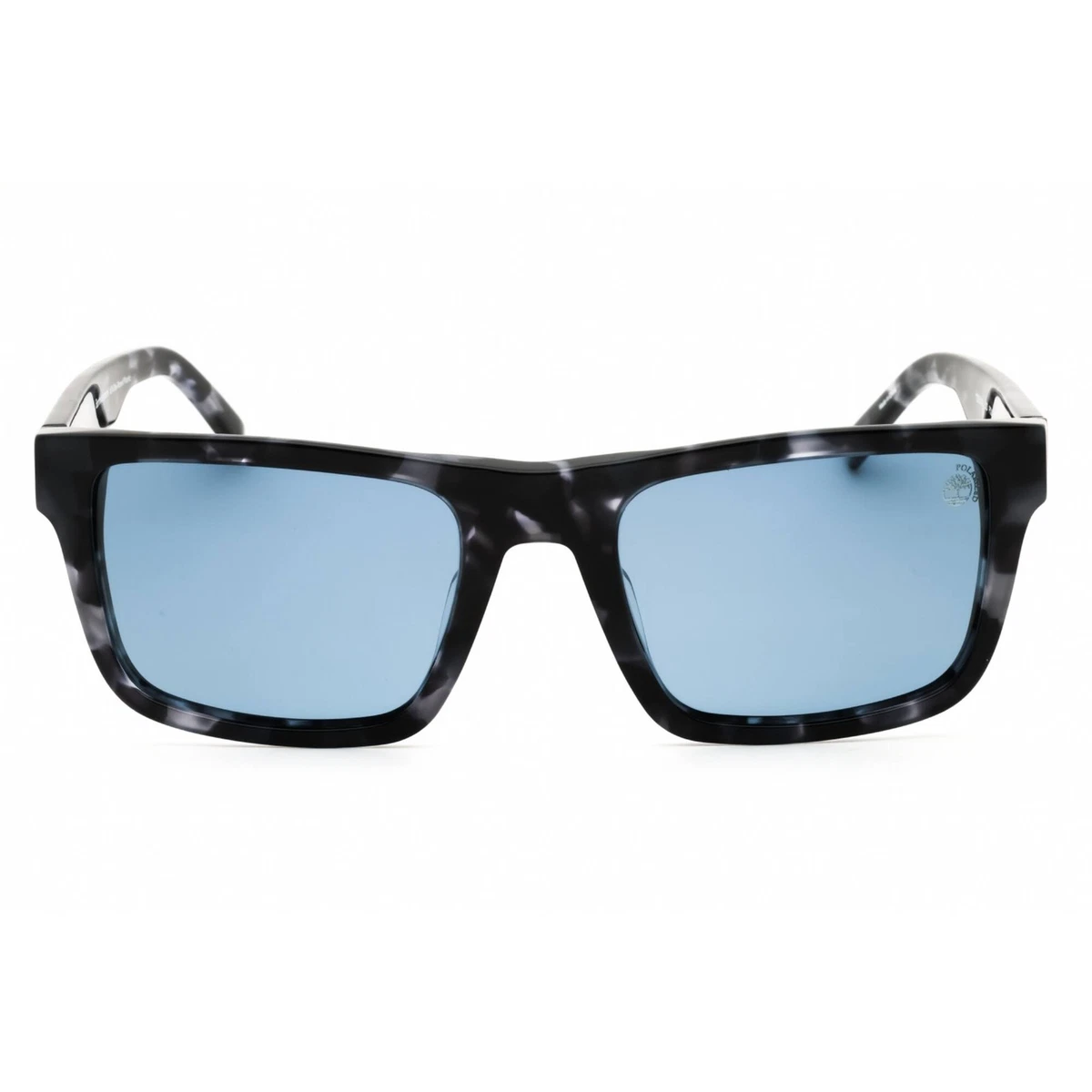Timberland Men's Sunglasses Dark Havana Rectangular Full Rim Frame TB00042 52D