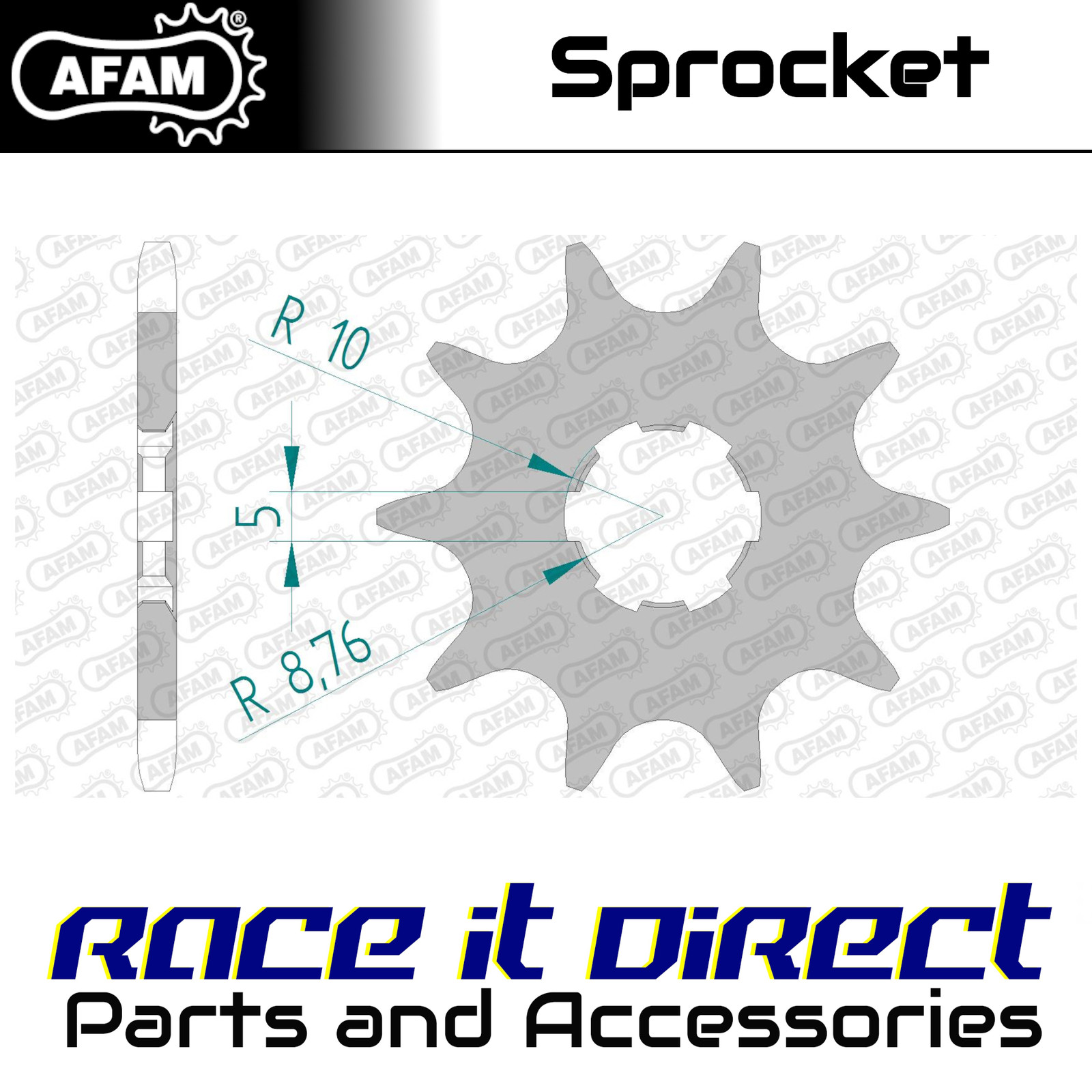 Sprocket for GASGAS JT 160 Trial 1995 11T Front AFAM