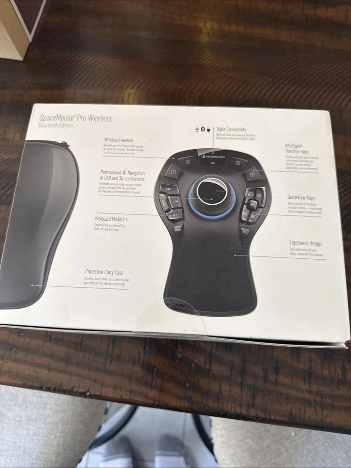 3Dconnexion SpaceMouse Pro Wireless - Bluetooth Edition (3dx700119) - Image 3 of 4