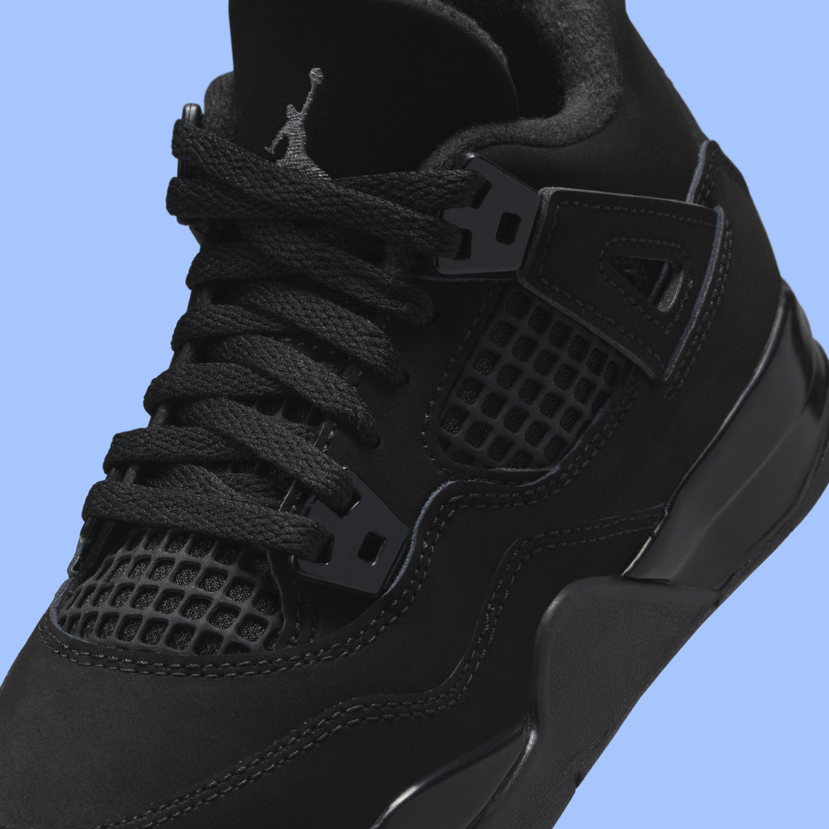 B-Grade* Nike Jordan 4 Retro (PS) Black Cat IB4388-010 Youth Size