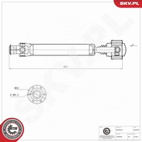 Esen SKV Antriebswelle 76SKV009 FüR Landrover Freelander 1 L314 Soft Top 16V 4X4