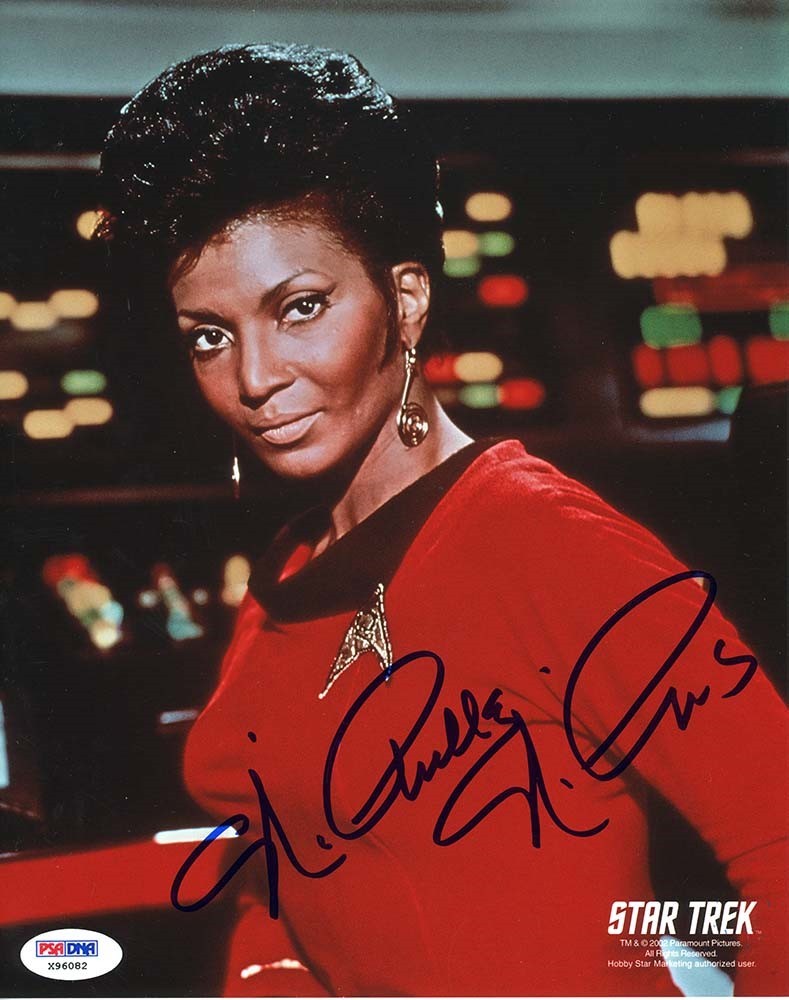 Nichelle Nichols Star Trek Autographed Signed 8x10 Photo Authentic PSA/DNA COA