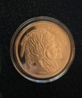 Liberty Indian Head/Buffalo 1 Troy oz . 999 Fine Silver Round Encapsulated