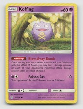 Koffing 76/236 Common Cosmic Eclipse Pokemon Near Mint