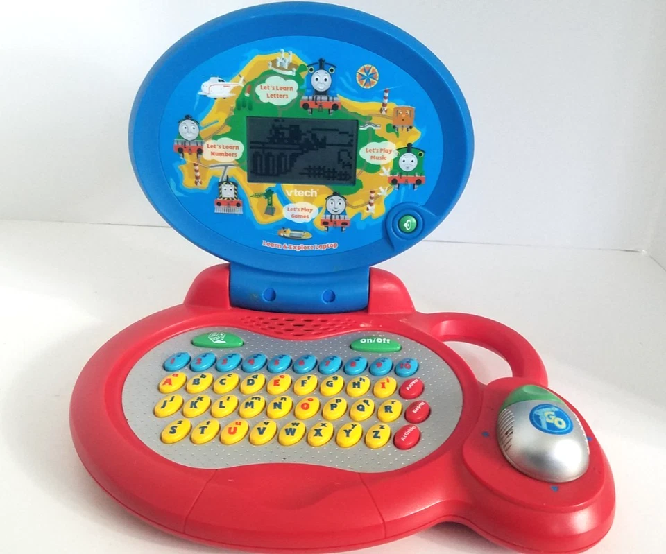 VTech Thomas & Friends Learn and Explore Working Laptop Computer Train Toy 2006 - Image 2 of 4