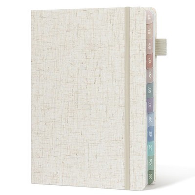 2026 To Do List Planner, Agenda Notebook, Monthly Weekly, Beige