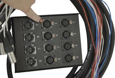 Musician's Gear Stage Snake 8 x 4 in. 50 ft.