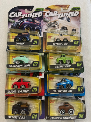 BRAND NEW Series 10 MGA= Car Tuned = 8 Car Set fords | eBay