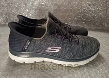 Skechers Slip-Ins Navy Gray Glide Step Air-Cooled Memory Foam SN149937 US 9.5