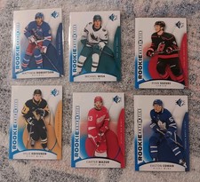 2025-26 Upper Deck SP Card Lot (6 Cards) NHL Rookie Authentics