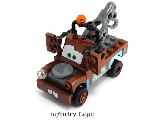 LEGO Brown Radiator Springs Classic Mater Cars Set 8201 66387 66409 (52 Pieces)