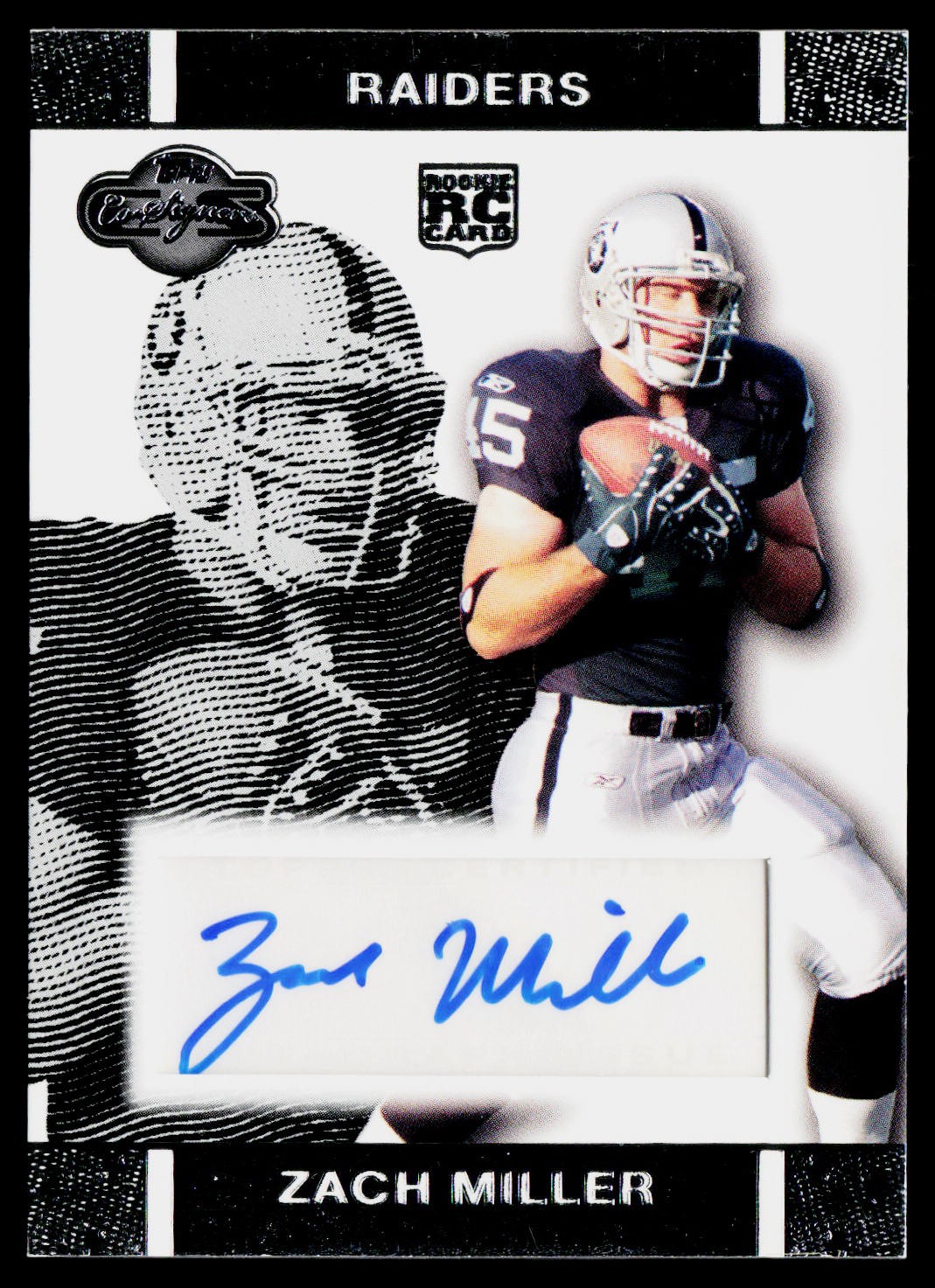 Zach Miller Topps CO-Signers Rookie Autograph #RAZM Base