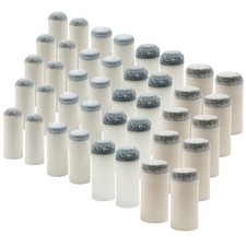 Slip On Pool Cue Tips Replacement Billiard Cue Tips 9mm, 10mm, 12mm, 13mm 40