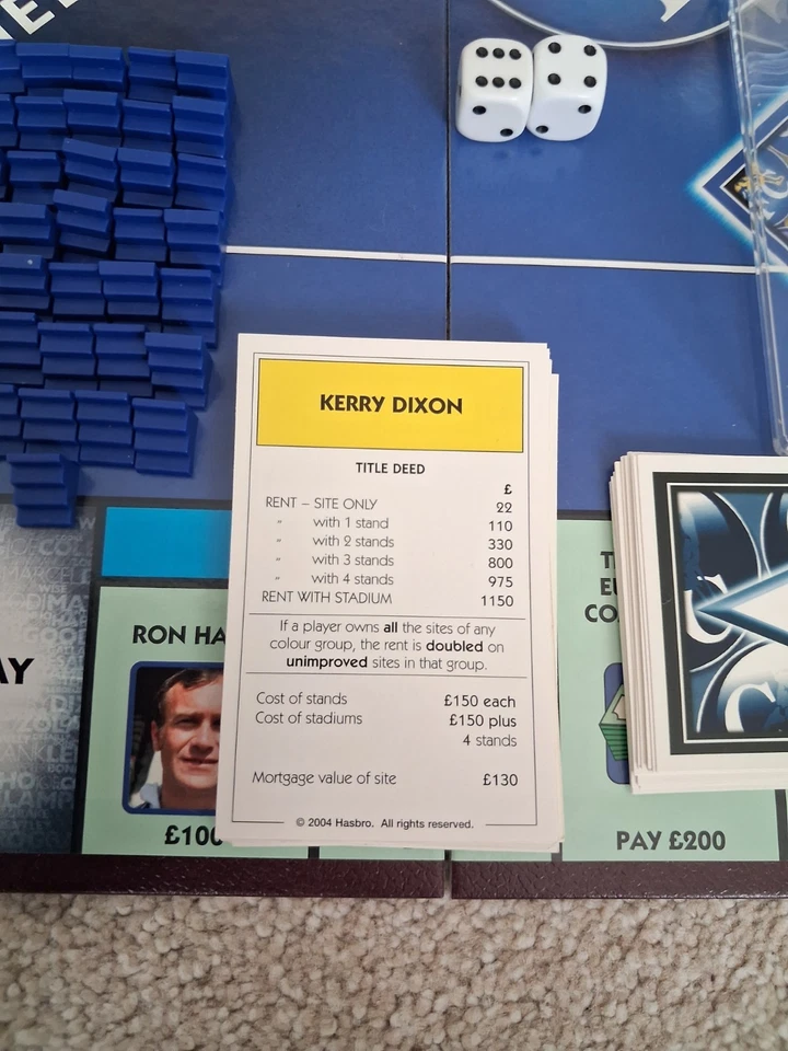 Monopoly Chelsea Football Club Edition 2004 Made In Ireland CFC (NOT COMPLETE) - Image 4 of 4