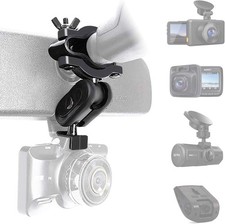 Dash Cam Mount Mounting Bracket Rear View Mirror Holder Universal 16 Joints Kit