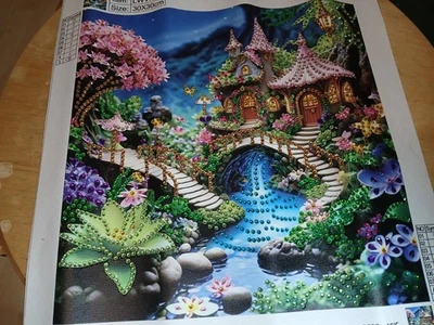 Diamond painting * Fertiges Bild *  Landschaft* 30 X 30 - Bild 1 von 4