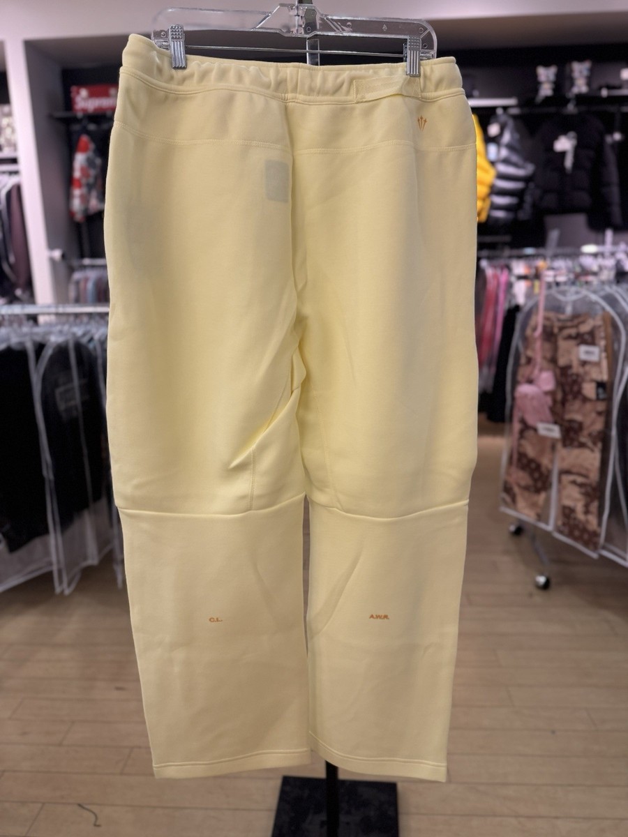 Nike x NOCTA Tech Fleece Open Hem Pants Citron Tint FD8460-821