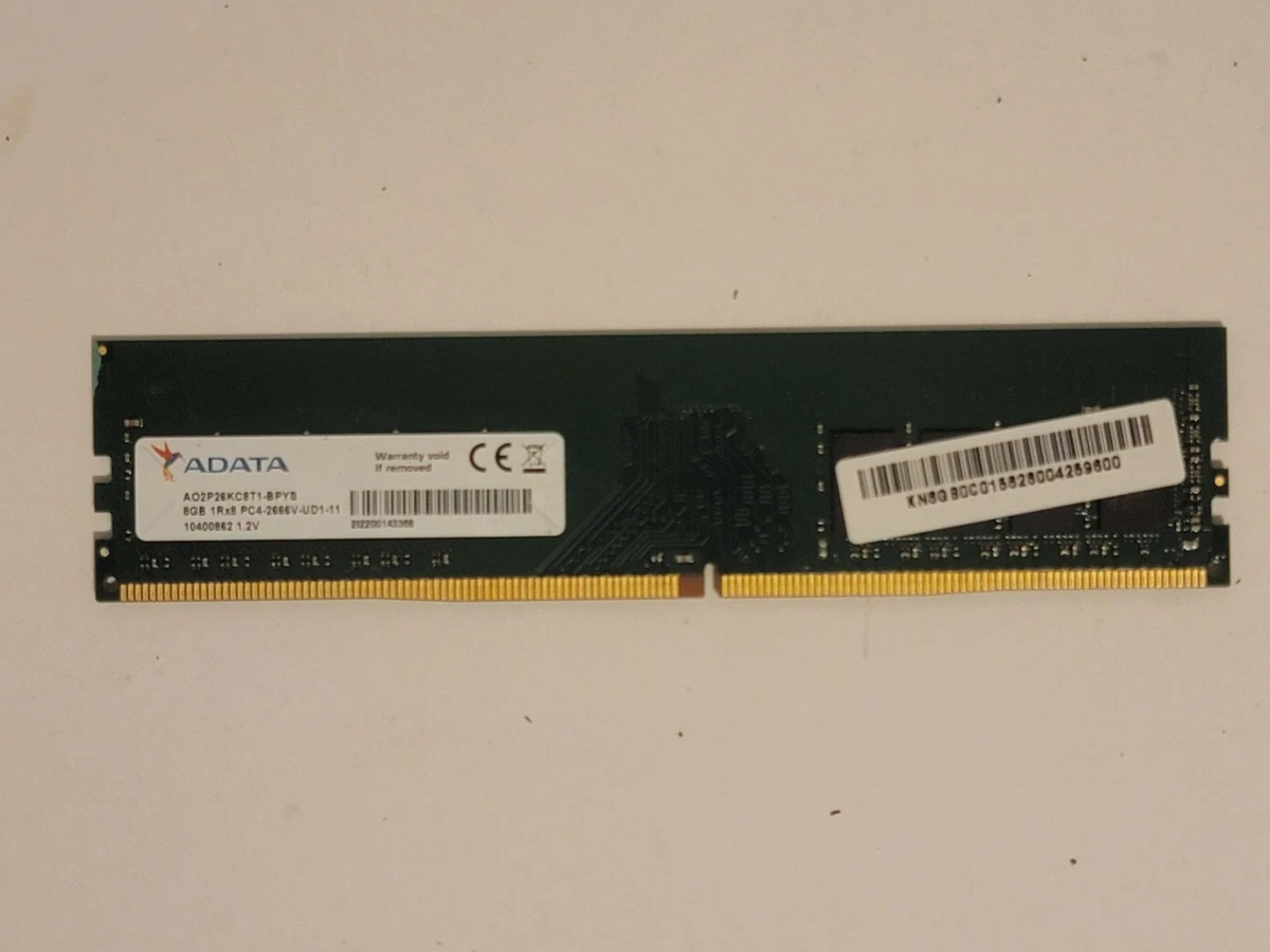 JAZER DDR4 Ram 8 GB (4 GBX2) 2666 MHZ (PC4 21300