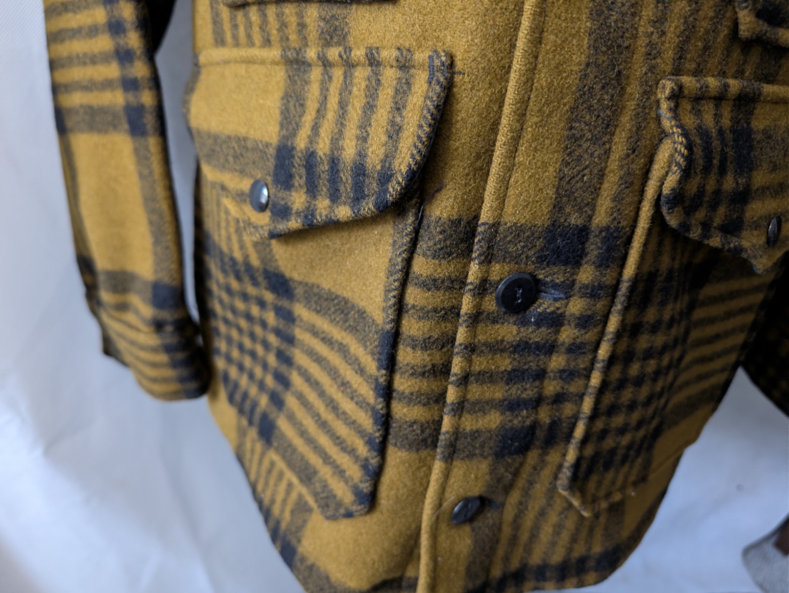 Vintage 70s Pendleton Cruiser Jacket Wool Mackinaw Me… - Gem