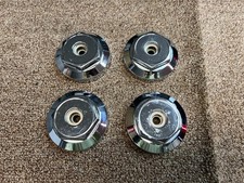 4 Nos American Racing Cragar Wire Wheels Spoke Center Caps Rare 4 Nos American Racing Cragar Wire Wheels Spoke Center Caps Rare