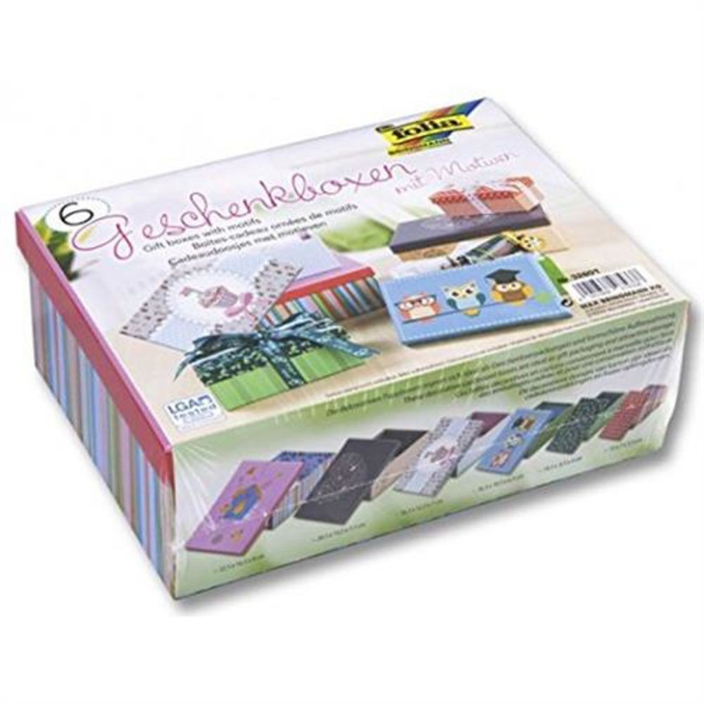 Набор упаковочных материалов Bringmann Geschenkboxen 6-teiliges набор картонных упаковочных материалов Geschenkverpackung 4290₽