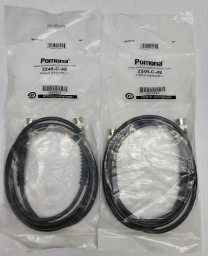 Pomona 2249-C-48 Cable Assembly **Lot of 2**