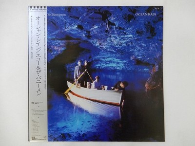 Echo & The Bunnymen Ocean Rain Korova P-11480 Japan  VINYL LP OBI